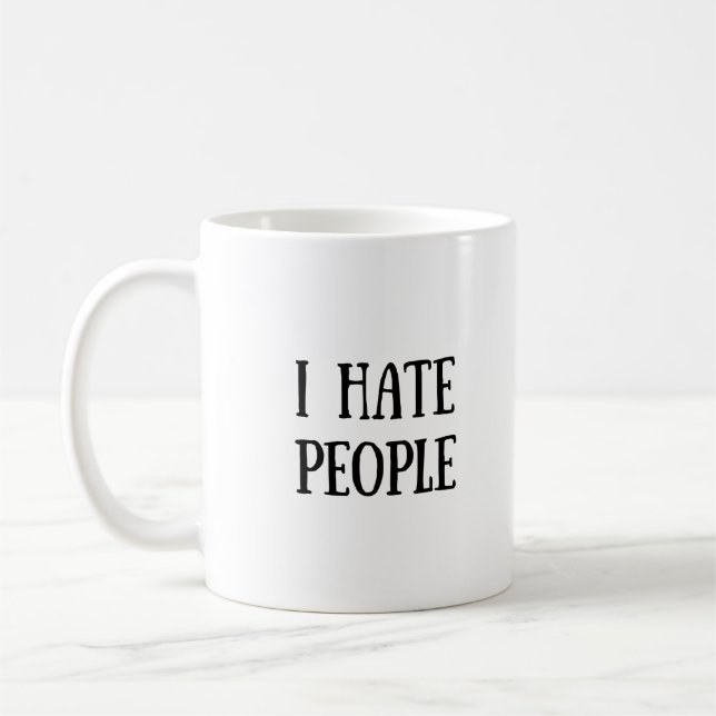 I Hate People Mug (Left)