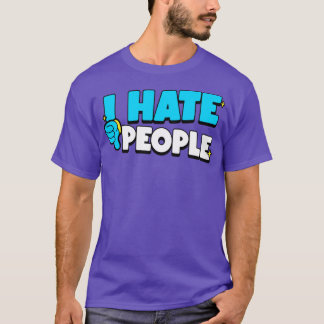 I Hate People Retro T-Shirt