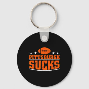 I Hate Pittsburgh Design Men Women Funny Pittsburg Key Ring