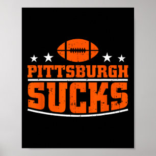 I Hate Pittsburgh Design Men Women Funny Pittsburg Poster