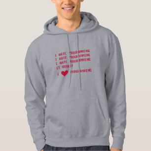 I HATE PROGRAMMIGN HOODIE