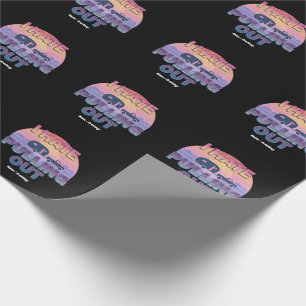 I Hate Pulling Out Funny RV Camper Camping Design Wrapping Paper