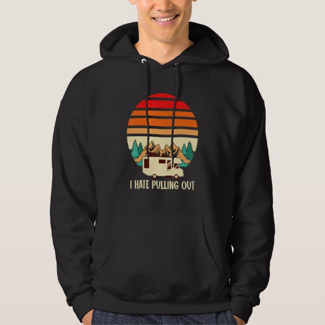I Hate Pulling Out Retro Boating Boat Captain 11 Hoodie (Front)
