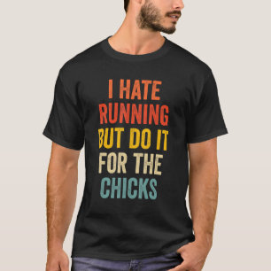 I Hate Running Runner Running For Men Vintage T-Shirt