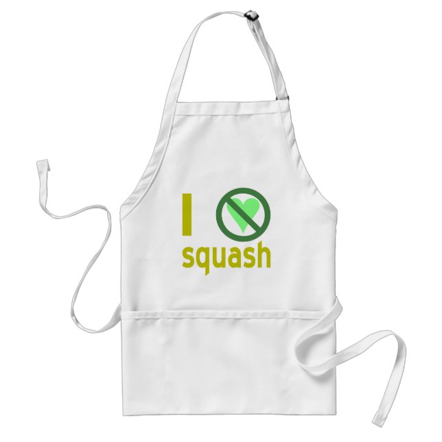 I Hate Squash No Love Standard Apron (Front)