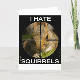 I Hate Squirrels - In the Scope - Card
