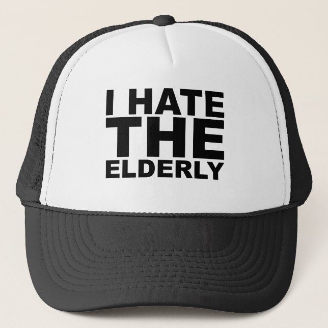 I HATE THE ELDERLY Awesome Shirt Hat Mug Mousepad (Front)
