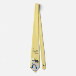 "I Hate Ties" necktie