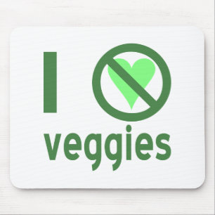 I Hate Veggies Mouse Pad