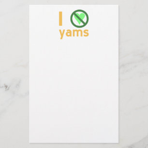 I Hate Yams No Love