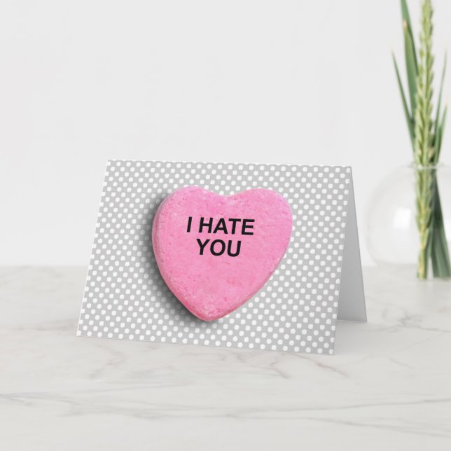 I HATE YOU HOLIDAY CARD (Front)