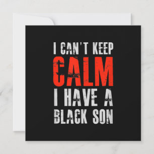 I Have A Black Son Gift For Frican Mum Dad (10) Holiday Card