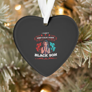 I Have A Black Son Gift For Frican Mum Dad (3) Ornament