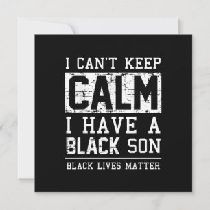 I Have A Black Son Gift For Frican Mum Dad Holiday Card