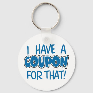 I have a coupon for that! key ring