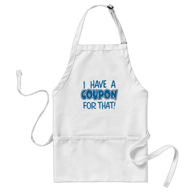I have a coupon for that! standard apron (Front)