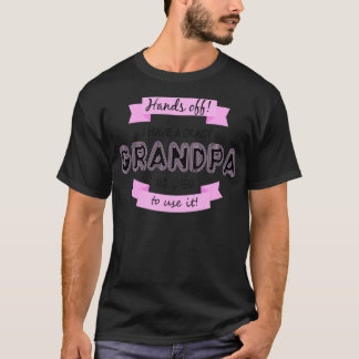 I have a crazy grandpa funny yoga clothing article T-Shirt