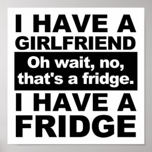 I Have a Fridge Funny Poster