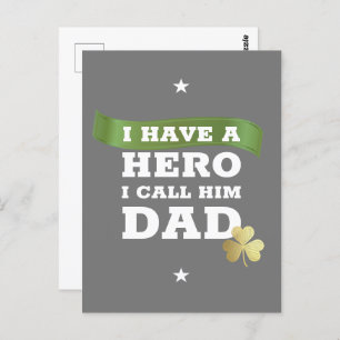 I Have A Hero I Call Him Dad - Father's Day  Postcard