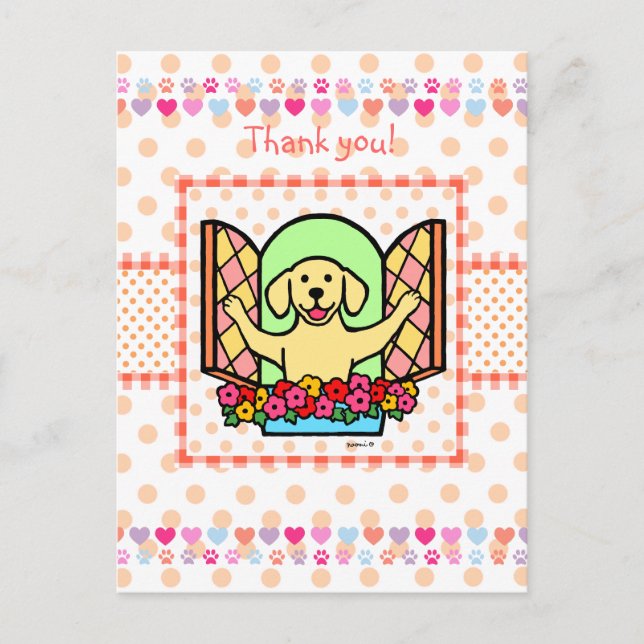 I have a Lab in my Heart (Yellow Lab) Postcard (Front)