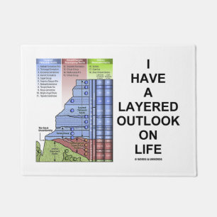 I Have A Layered Outlook On Life Grand Canyon Doormat