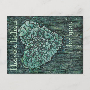 I Have a Lichen for You Postcard