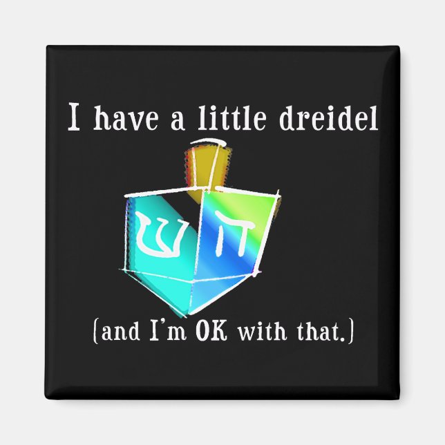 I Have a Little Dreidel Magnets (Front)