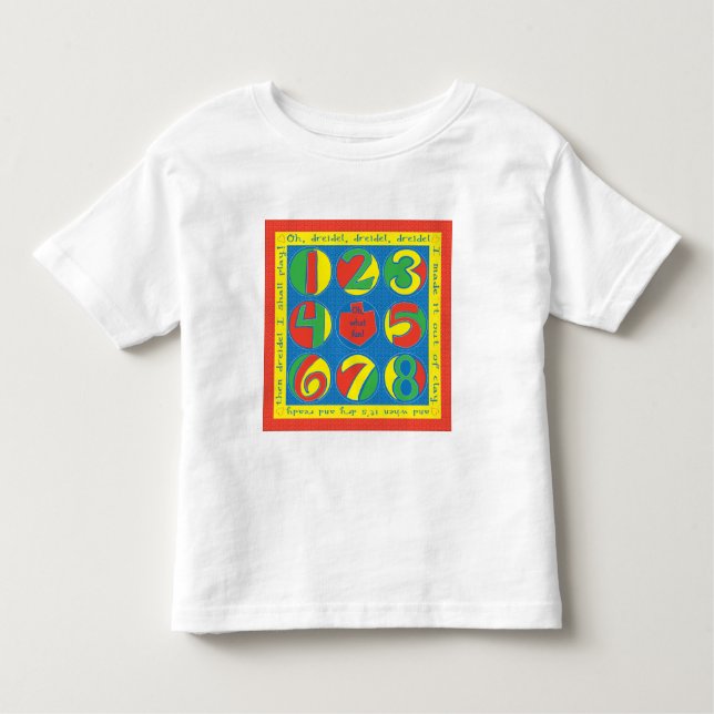 "I have a little dreidel" Toddler's T-Shirt (Front)