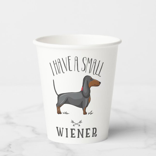 I have a small wiener paper cups (Front)