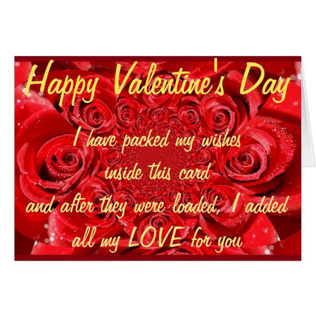I have added all my Love for You Happy Valentine (Front Horizontal)