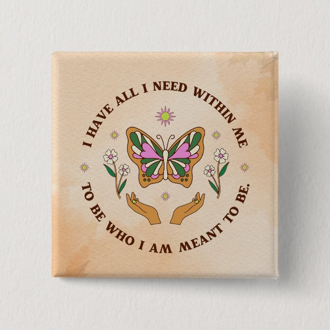I Have All 15 Cm Square Badge (Front)