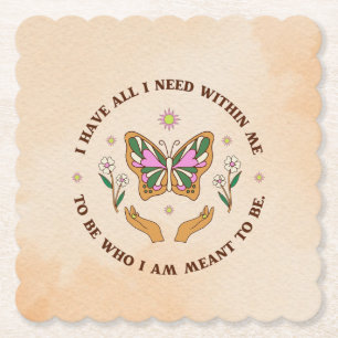 I Have All Paper Coaster