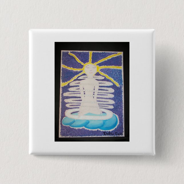 I Have Always Been-Buttons 15 Cm Square Badge (Front)