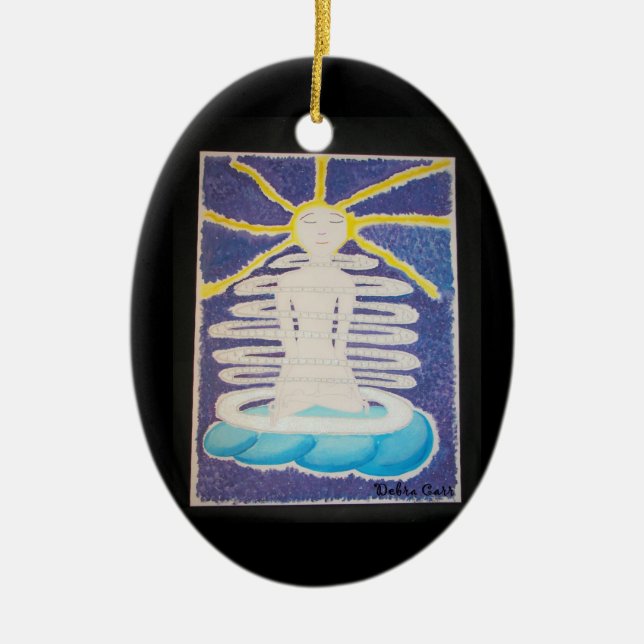 I have always been-oval ornament (Front)