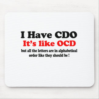 i have cdo mouse pad