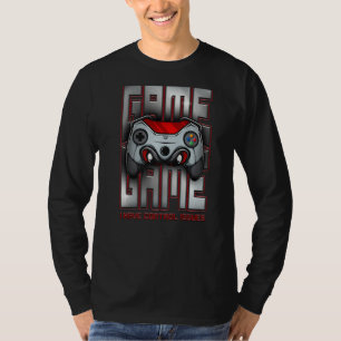 I Have Control Issues Controller Funny Gamer Retro T-Shirt