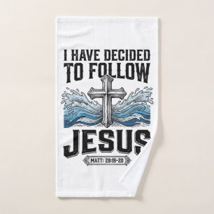 I Have Decided To Follow Jesus Vintage Shirt Hand Towel