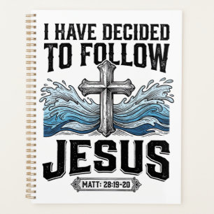 I Have Decided To Follow Jesus Vintage Shirt Planner