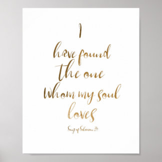 I Have Found The One Wedding Sign Bible Verse