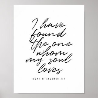 I Have Found the One Whom My Soul Loves. Poster