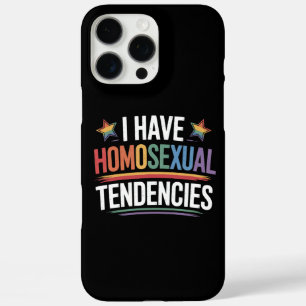I Have Homosexual Tendencies LGBTQ Pride Rainbow iPhone 16 Pro Max Case