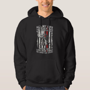 I Have Lived By A Code Love Family Defend Country Hoodie