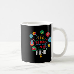 I Have Many Ideas Adhd Awareness Comfort Colours A Coffee Mug