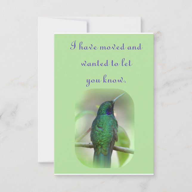 I Have Moved Announcement (Front)