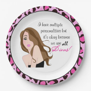 "I have multiple personalities but it's okay..." Paper Plate