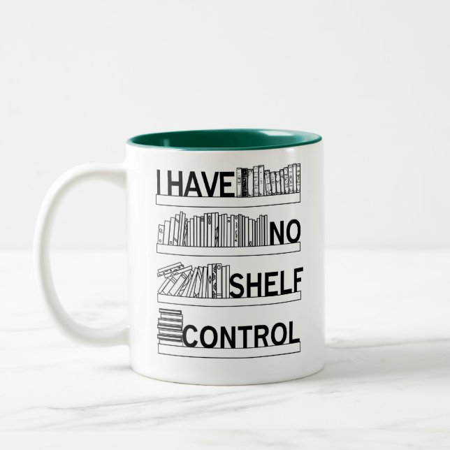I Have No Shelf Control Mug (Left)