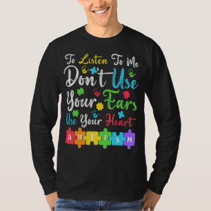 I Have Nonverbal Autism Awareness Puzzle Piece T-Shirt