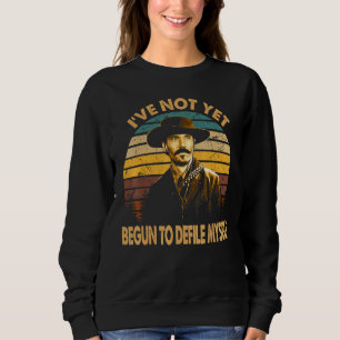 I Have Not Yet Begun To Defile Myself Graphic Tomb Sweatshirt