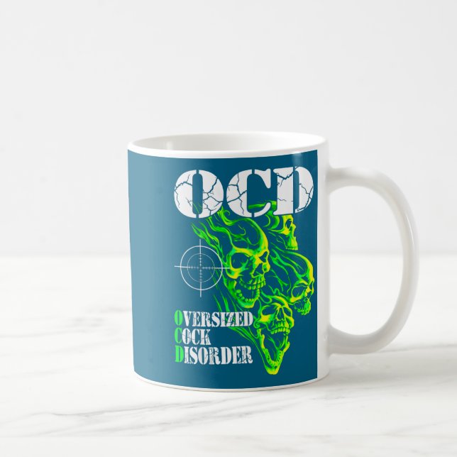 I Have Ocd Oversized Disorder  Coffee Mug (Right)