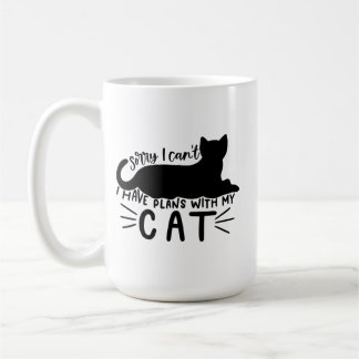 I Have Plans with My Cat  Coffee Mug